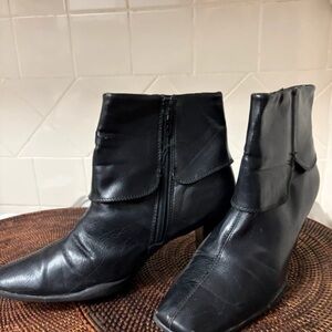 Elegant Black Ankle Booties